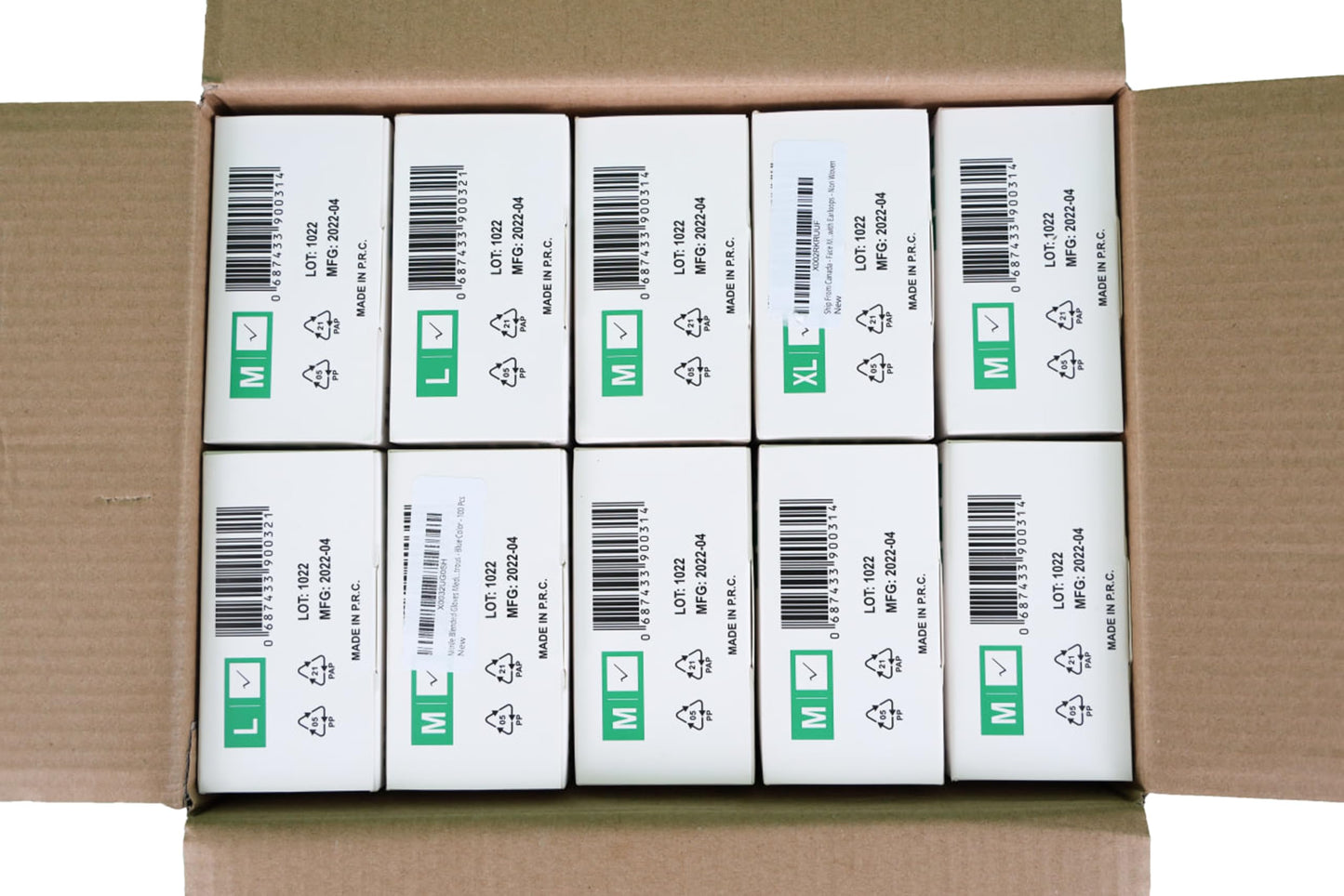 Disposable Nitrile Gloves, Blue Color, 4mil Thick - 100 Pcs./Box