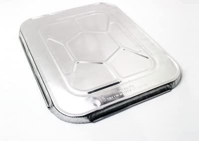 Disposable Half Size (13"x 9")  Aluminum Lid - For Half Size Tray / Steam Table Pan - 100 Pcs./Case