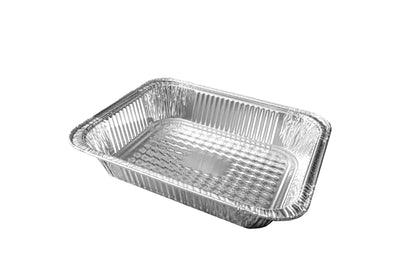 Disposable Aluminum 12.7 X 10.4 X 2.5 Inch Foil Pans (Pack of 10) - Tin Half Size Steam Table Aluminum Trays