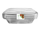 Disposable Half Size Deep(9"x13"x2.5")  Aluminum Tray/Steam Table Pan- With Lid