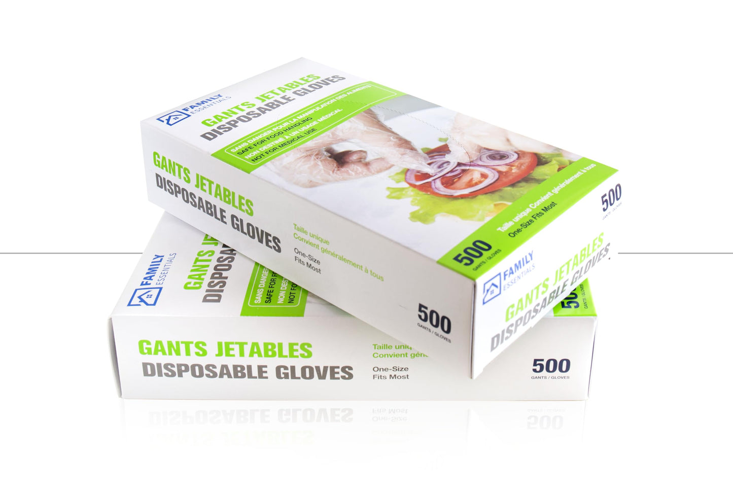 Disposable Gloves - Poly Ethylene(PE) - transparent - 500 Pcs./Box