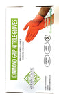 Disposable Gloves - Nitrile - Orange Color - 8 mil Thick(Heavy Duety) - 100 Pcs./Box