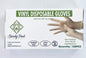 Disposable Vinyl Gloves - Clear - 4mil Thick  - 100 Pcs./Box